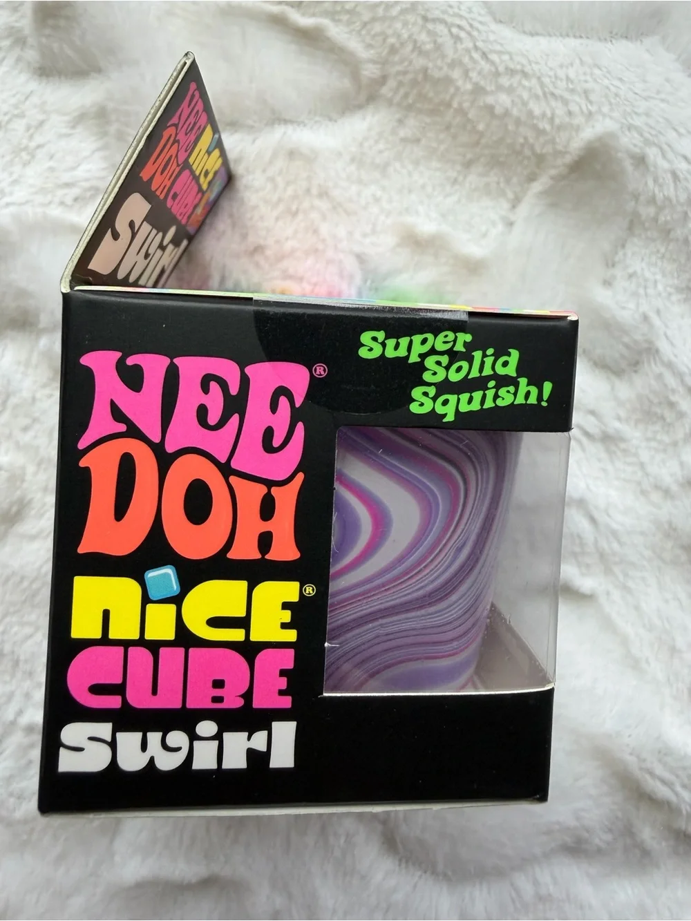 💗💜✨ **NIB – RARE NEEDOH NICE CUBE SWIRL PINK & PURPLE!** ✨💜💗